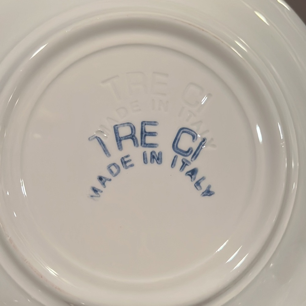 Tre Ci Made in Italy Set/4 Salad/Dessert Plates - Picture 5 of 6